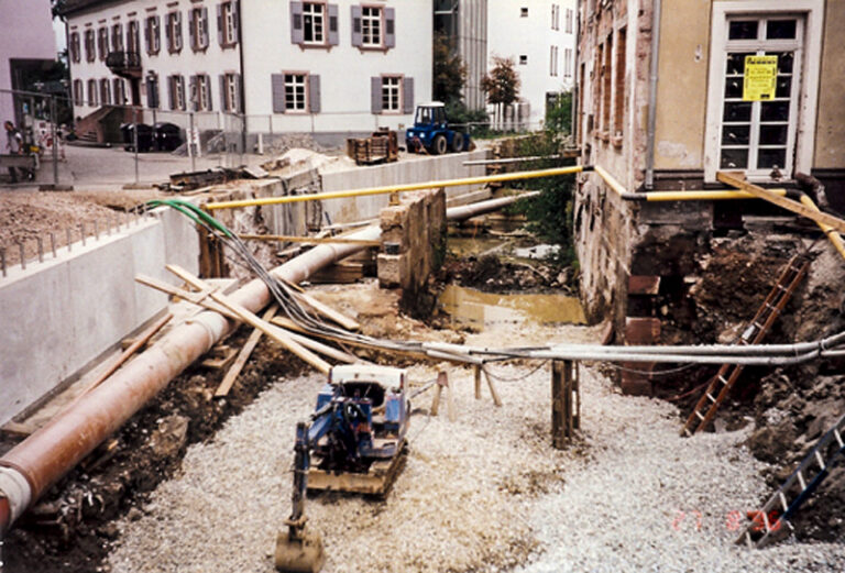 Baustelle am Tor