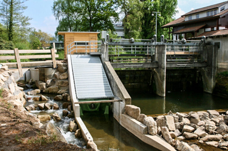 Naturnahe Fischtreppe